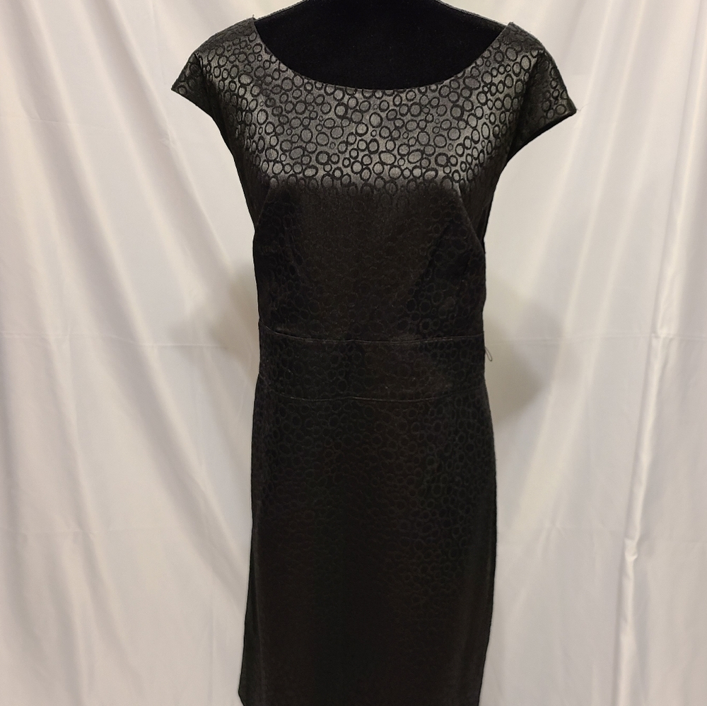 Dressbarn black patterned sheath dress Size 20W